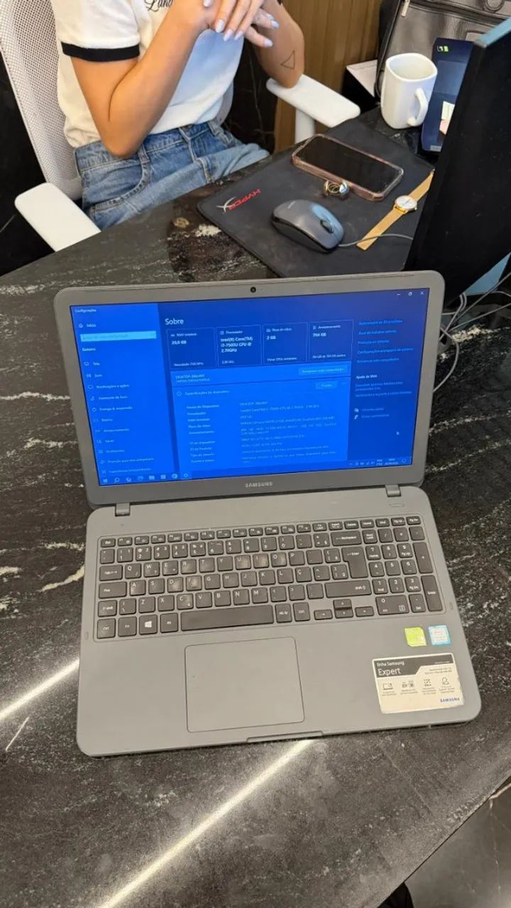Samsung Expert i7 20GB RAM SSD + HD NVIDIA MX110 - Foto 2