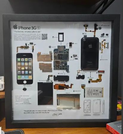 uadro Tipo Grid Iphone 3g Desmontado