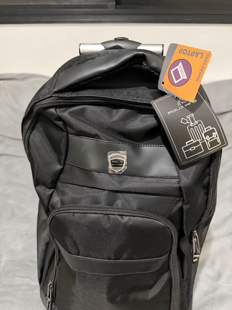 Mochila Escritório preta  - Foto 5