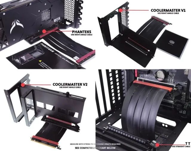 Cabo Adaptador Riser Extensor Flexível Pci-e 4.0 X16 20cm - Foto 3