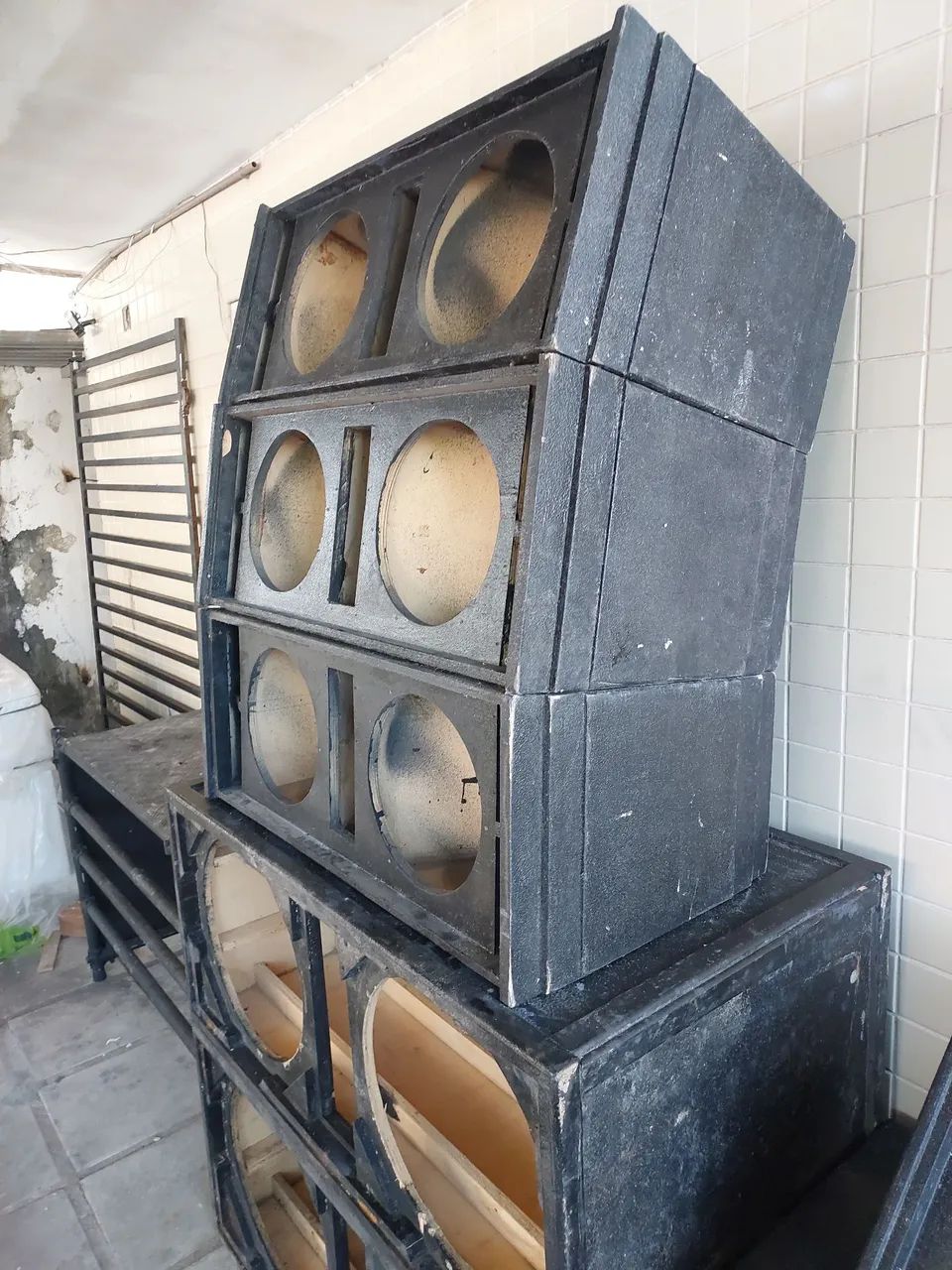 Vendo caixas 2 subs e line 2x12 e ti - Foto 4