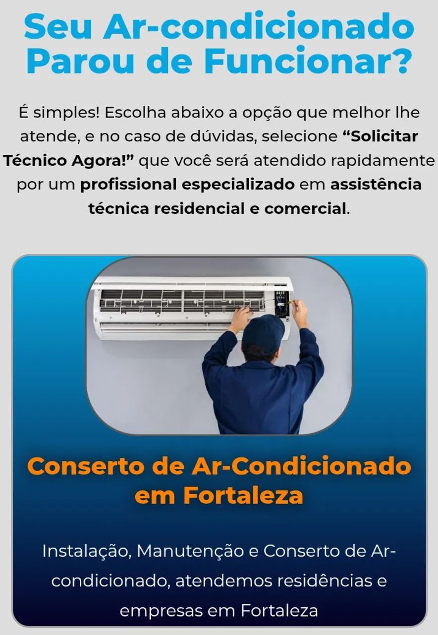 Instalação de ar condicionado 