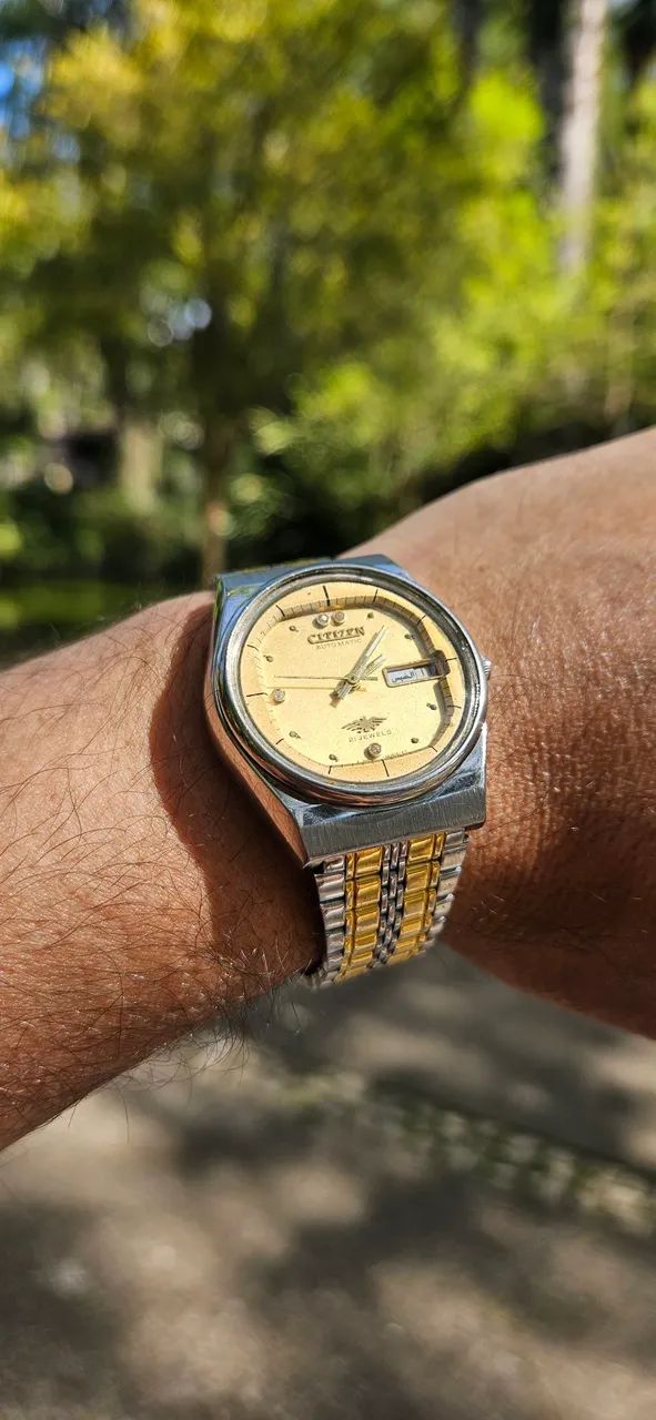 Relógio Vintage Citizen Japan Double Eagle - 1983 (mercado árabe