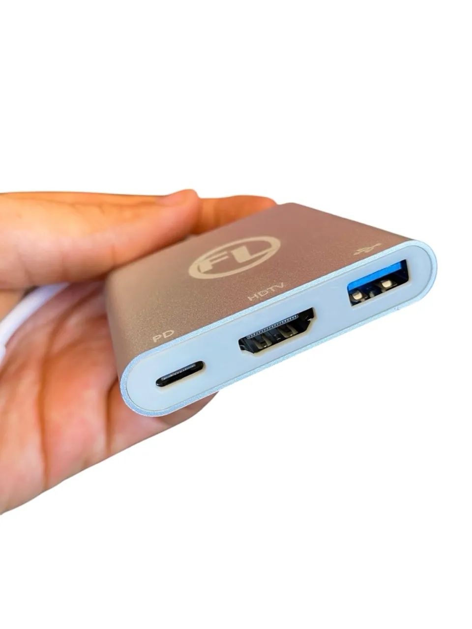 ADAPTADOR CONVERSOR USB 3.0 TIPO C PARA HDMI 4K 3 EM 1 - Foto 3
