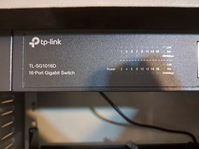 Rack + Bandeija + Calha + Switch Giga - Foto 4