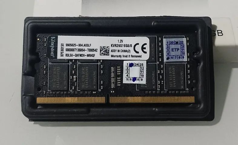 Memória DDR4 8GB- KINGSTON