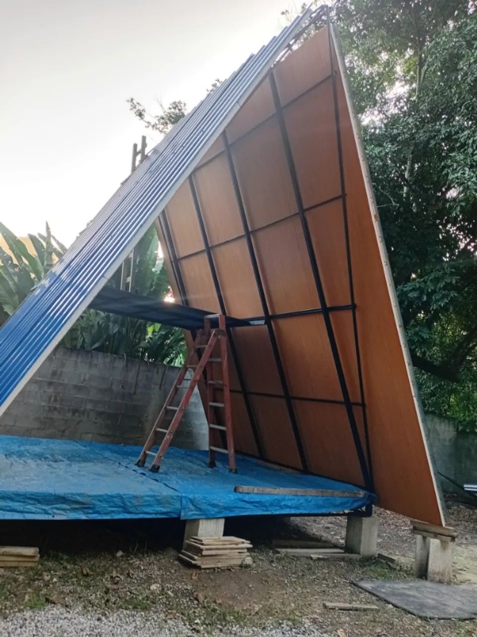 Chalé Pré-fabricado desmontável transportável Casa Container - Foto 3