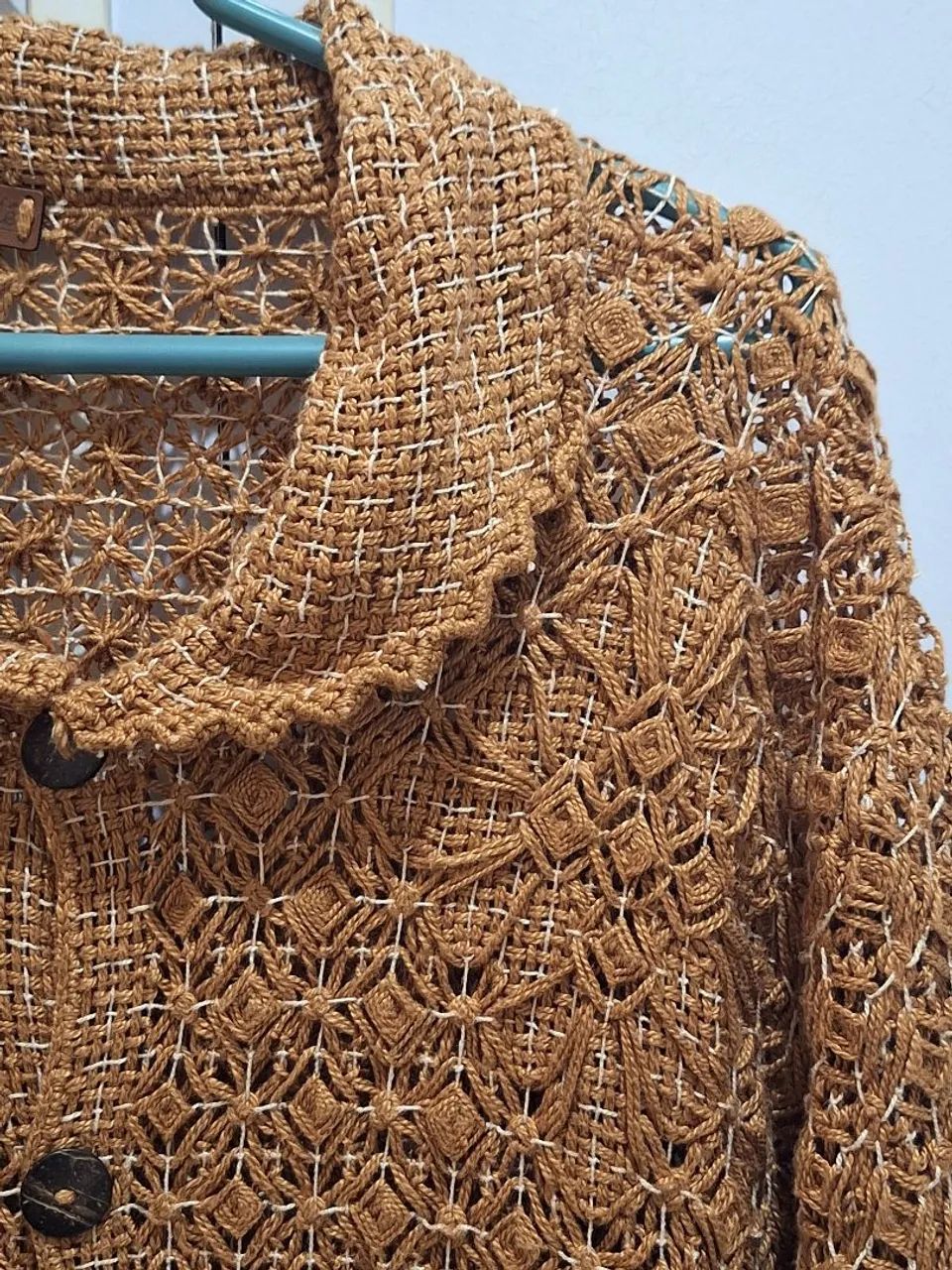 Camisa renda filé tamanho g - Foto 2