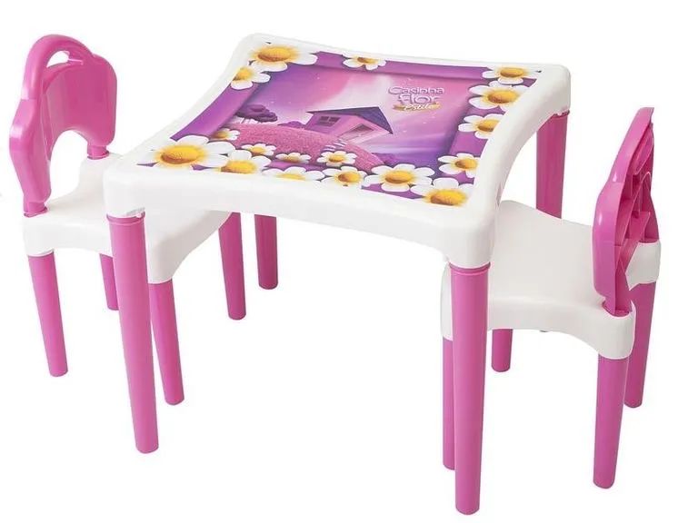 Mesa infantil 2 cadeiras 