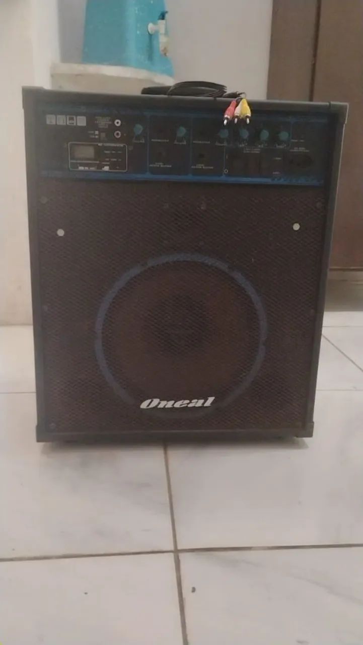 Caixa De Som Amplificada Ativa Oneal Usb Multiuso