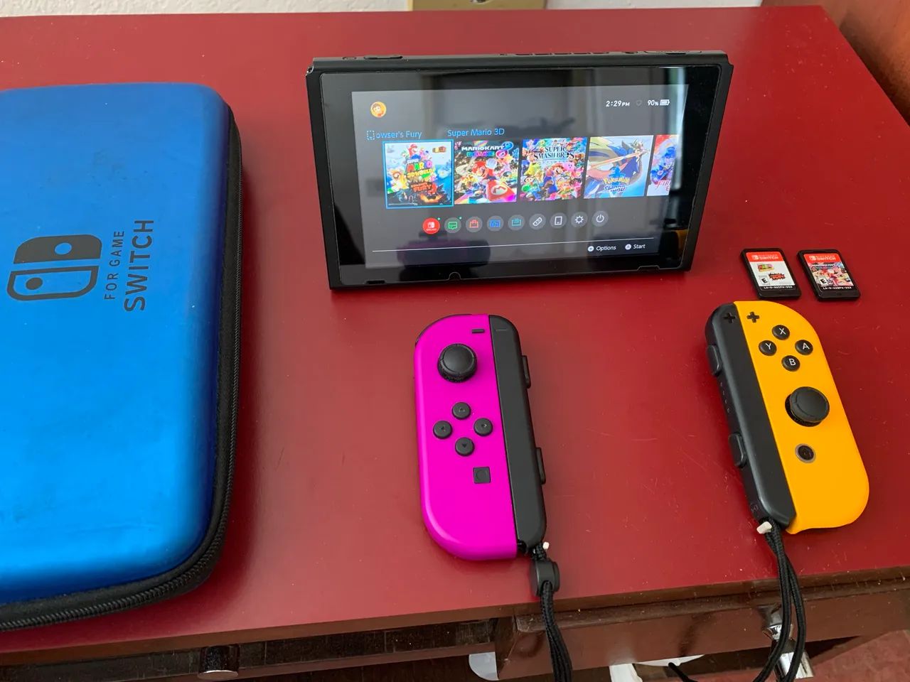 Nintendo Switch + 3 Jogos (Sem Dock para TV) - Consoles de Vídeo