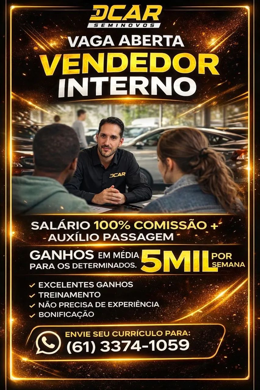 Contrata-se vendedor(a)