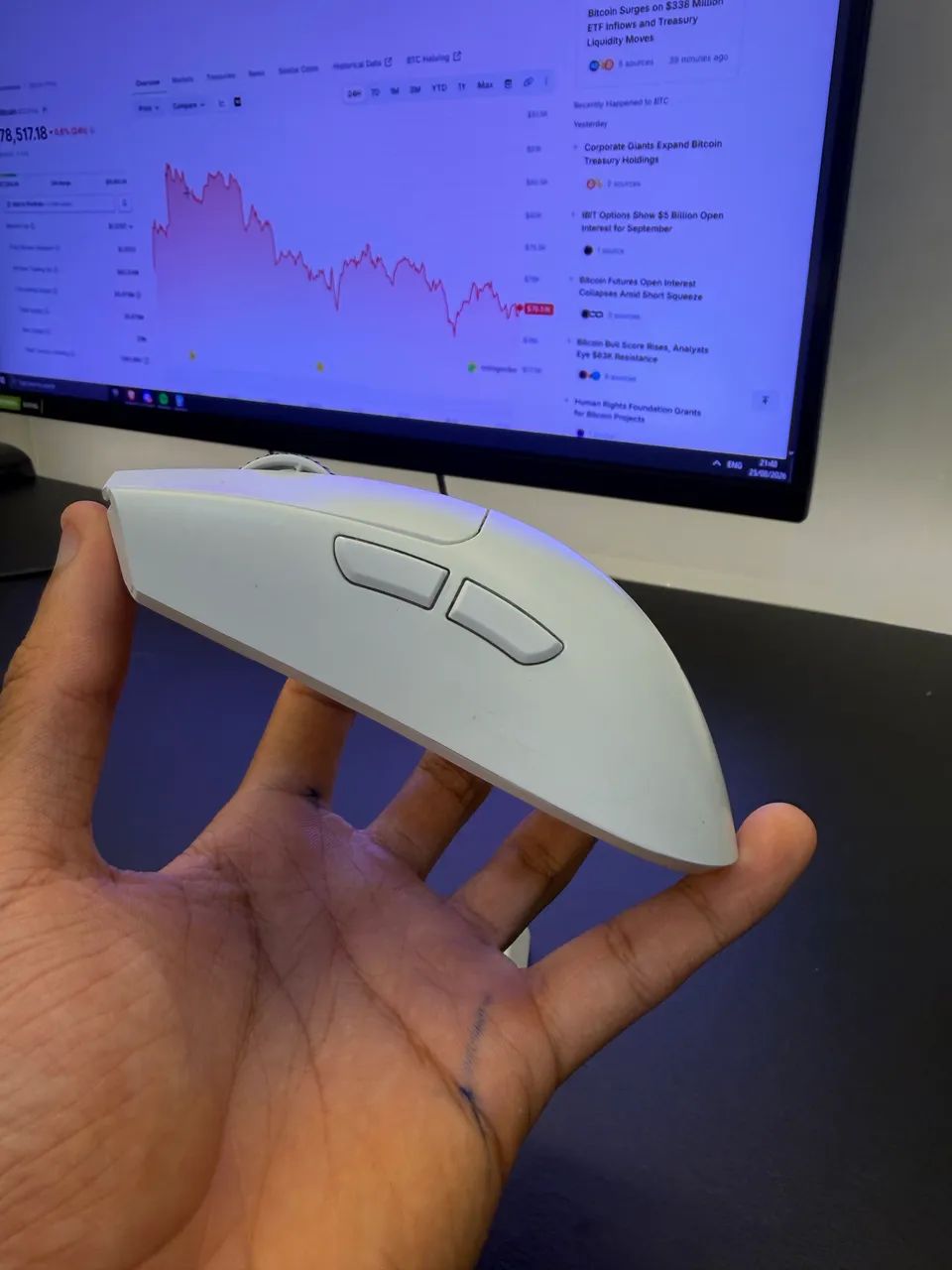 Mouse Razer Viper V3 PRO Branco - Foto 3