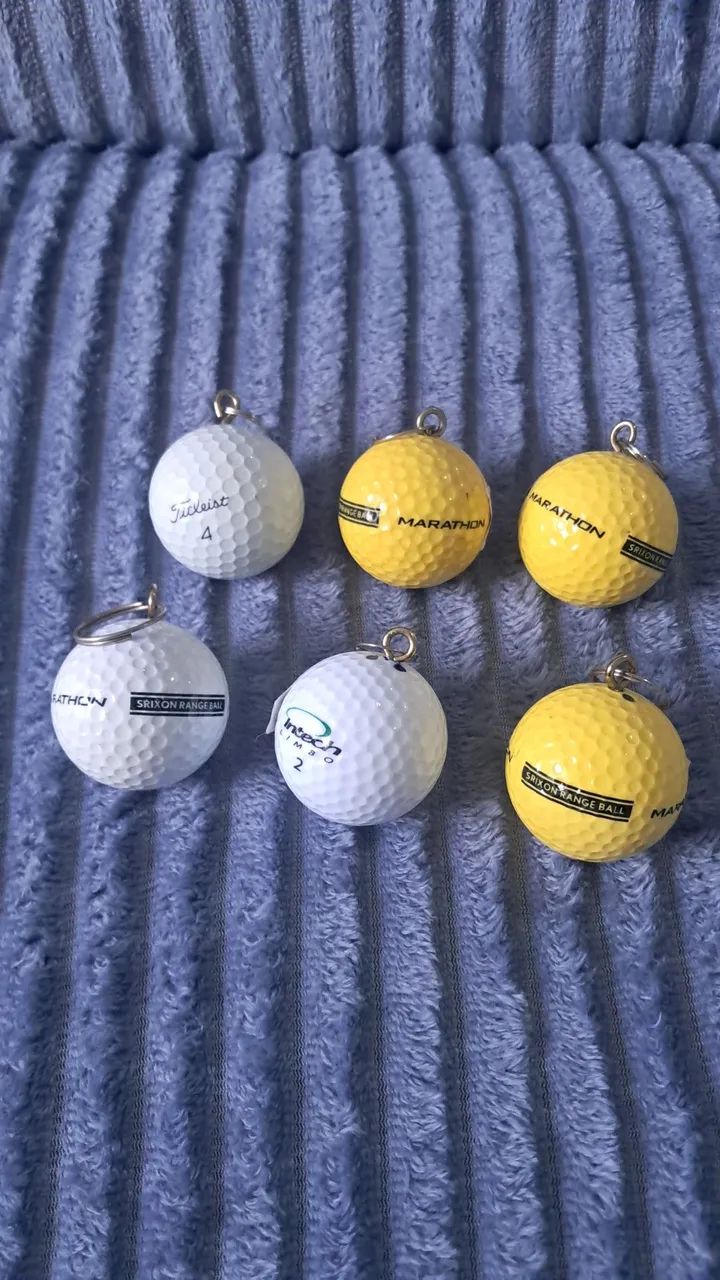 Chaveiros bolinhas de Golfe Profisisonal - Foto 2