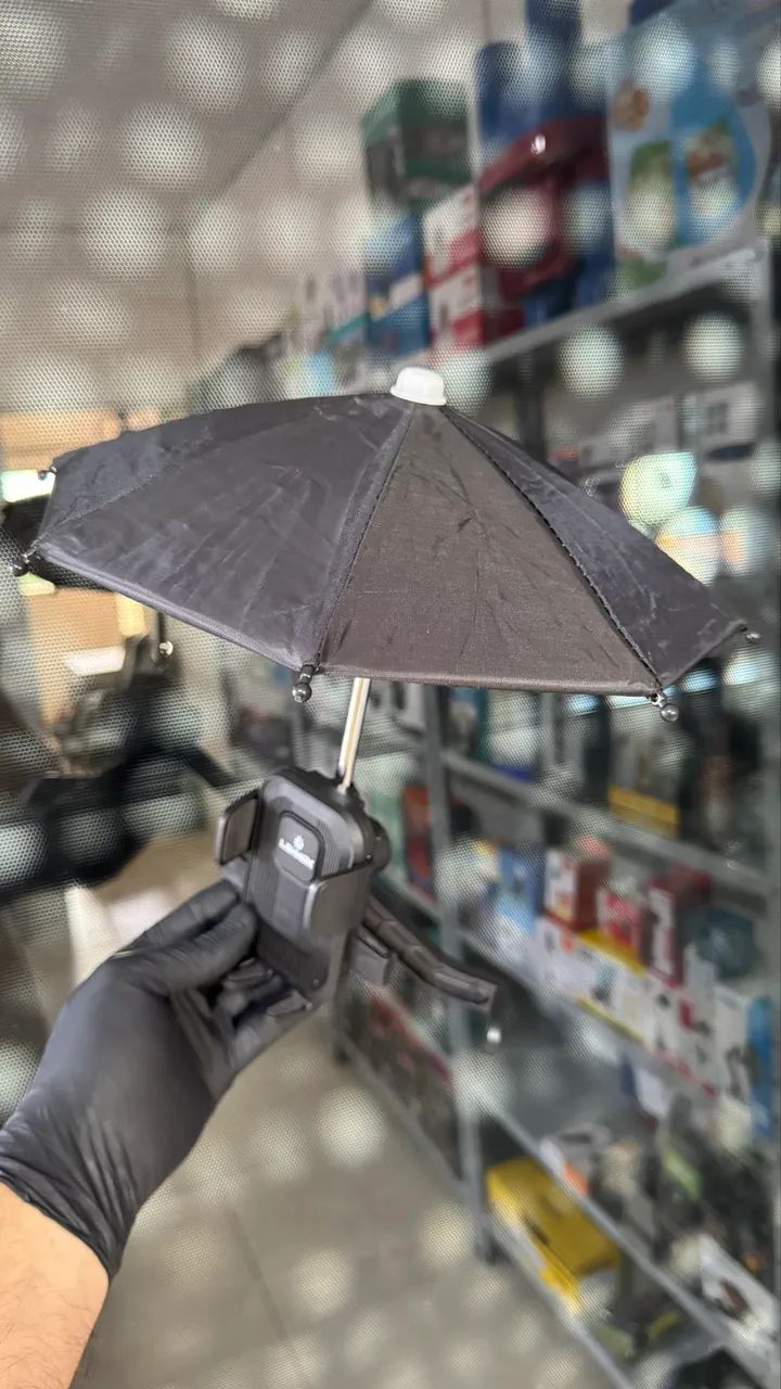 Suporte de celular para moto guarda-chuva  - Foto 3