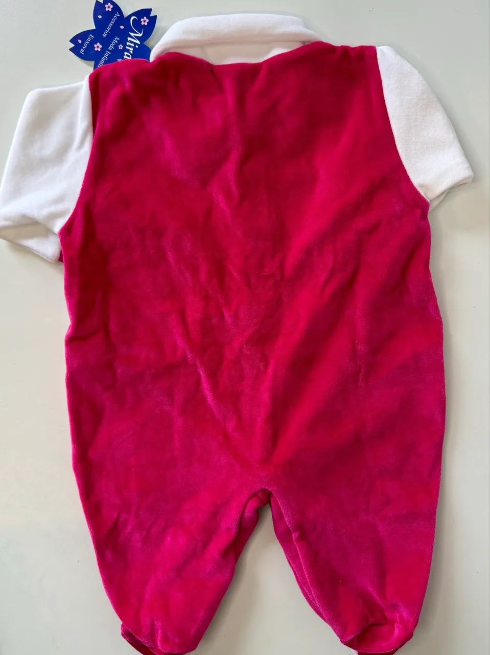 macacão rosa recém nascido G - Foto 3