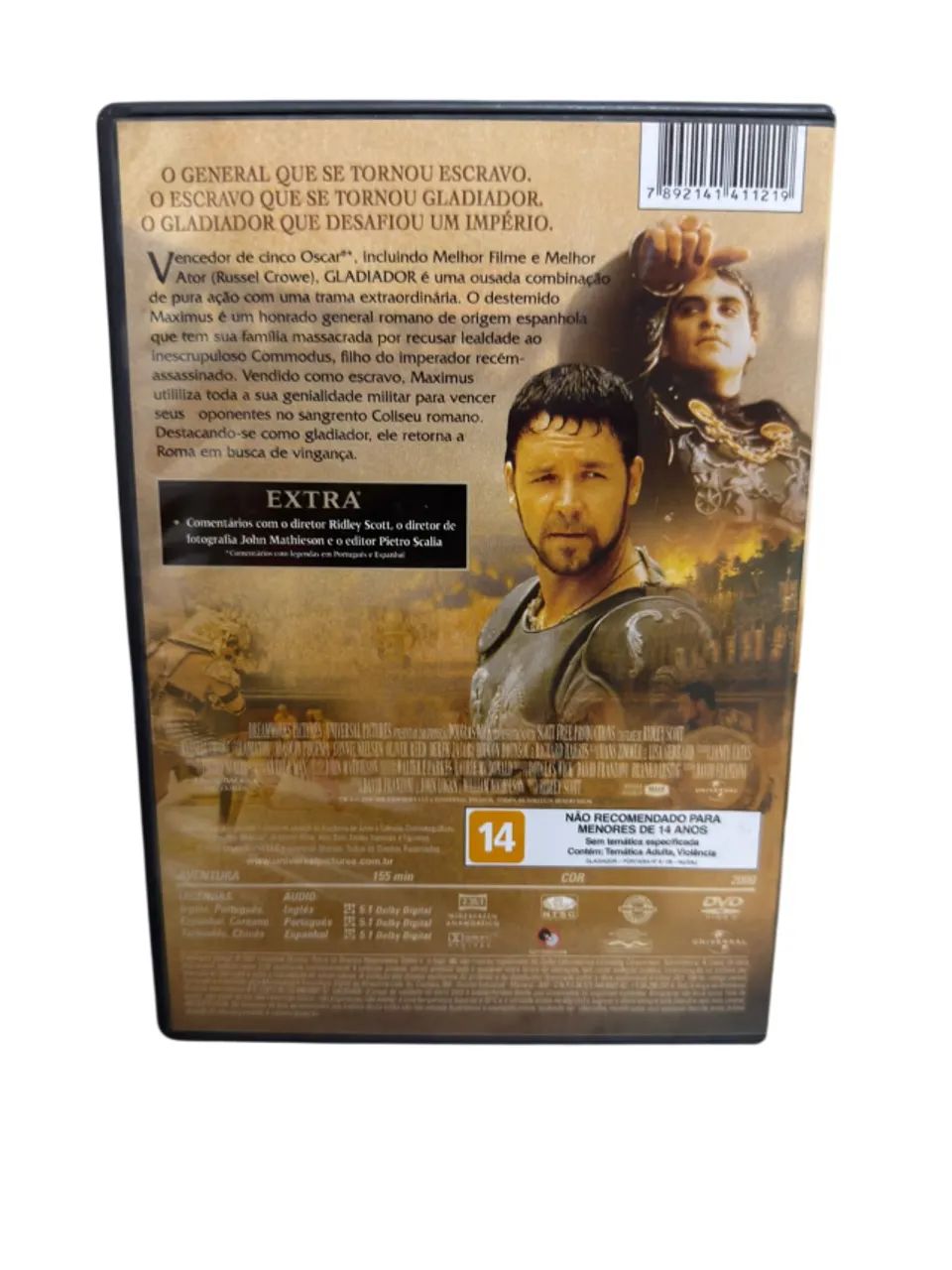 Gladiador - DVD Original - Russell Crowe - Foto 3