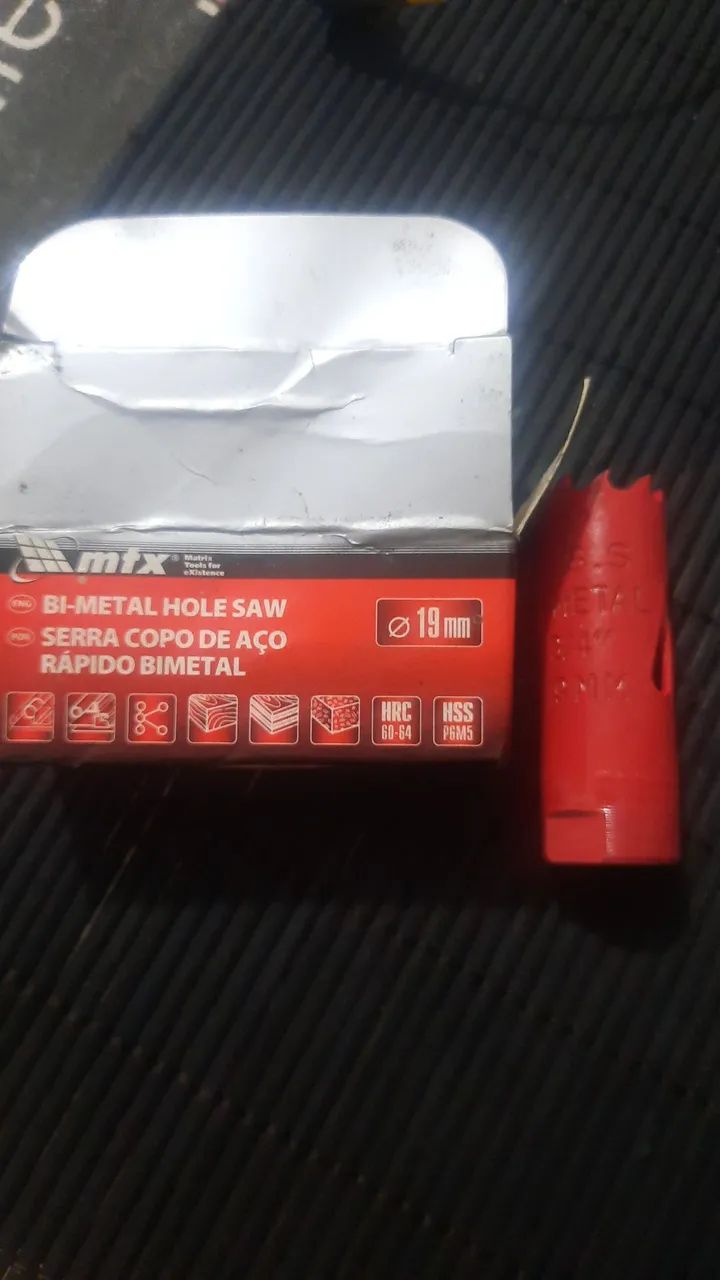 Kit c/ 04 serra copo bimetal mtx