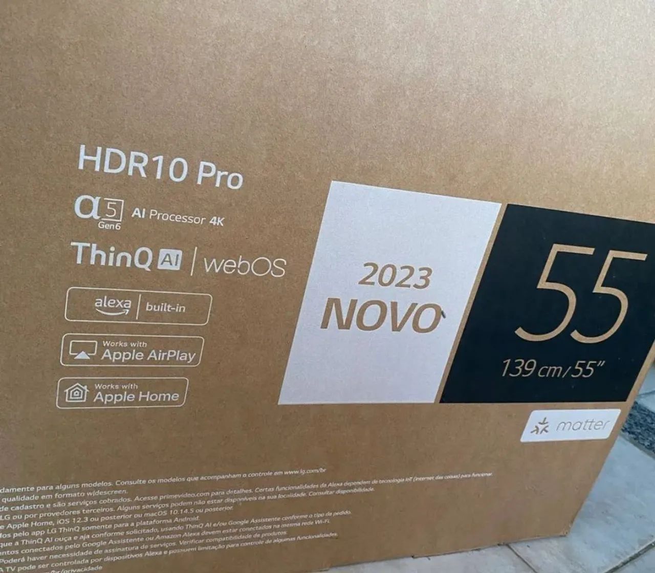 TV LG SMART 55" COM IA, ALEXA E APPLE - Foto 3
