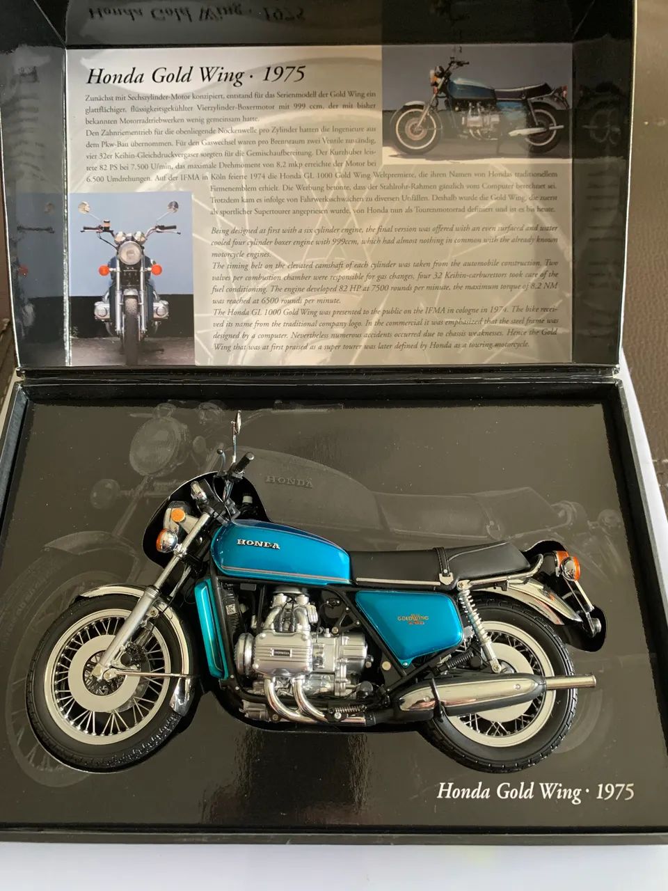 Honda Gold Wing 1:12 Minichamps - Hobbies e coleções - Jardim