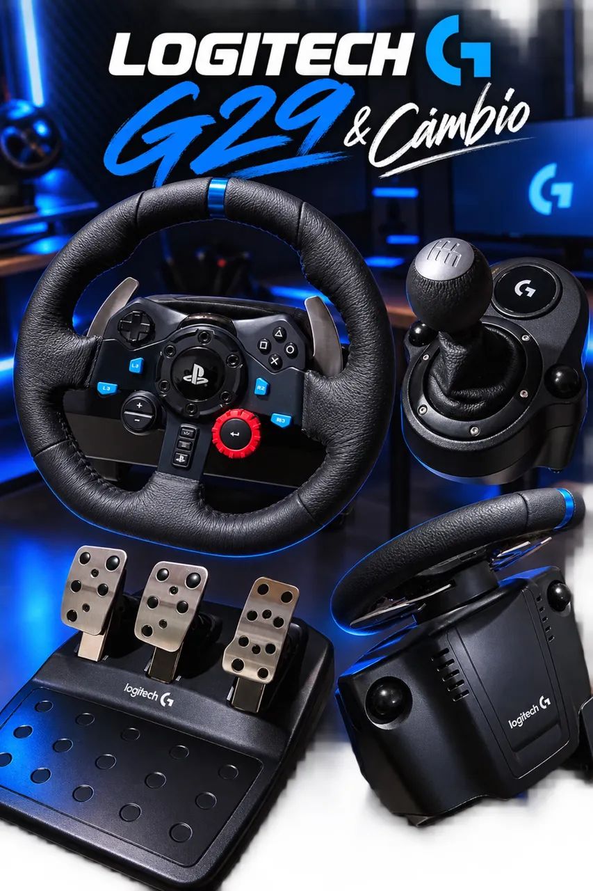 LOGITECH G29 & CÂMBIO