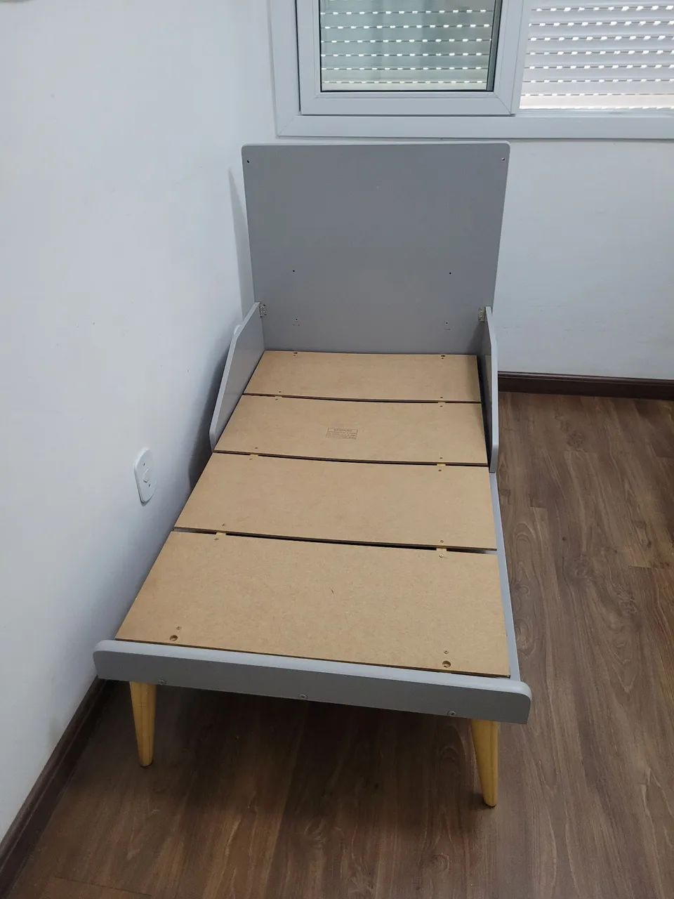 Berço Mini Cama Theo Cinza - Foto 6