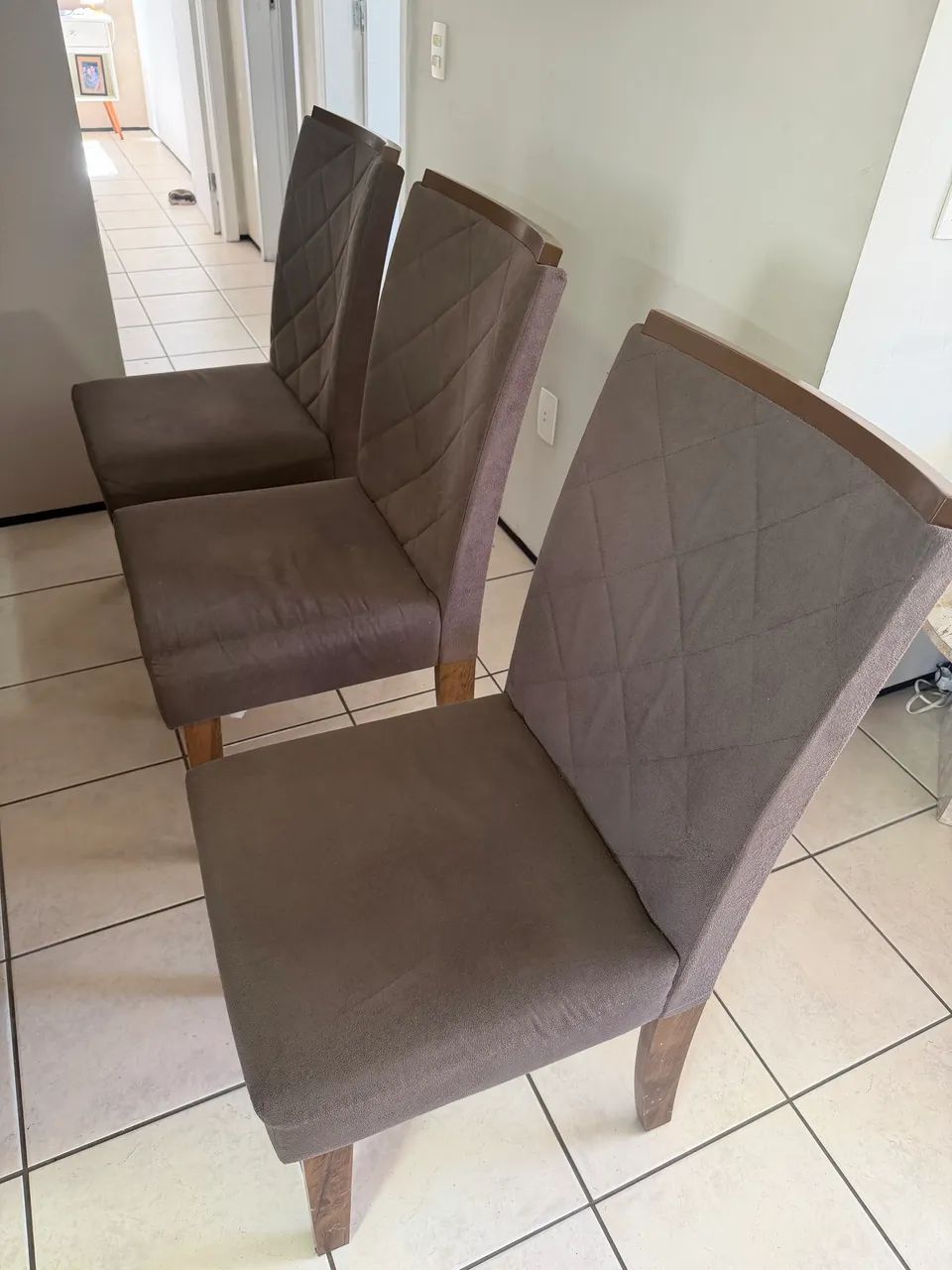 Conjunto de mesa de jantar com 6 cadeiras - Foto 3
