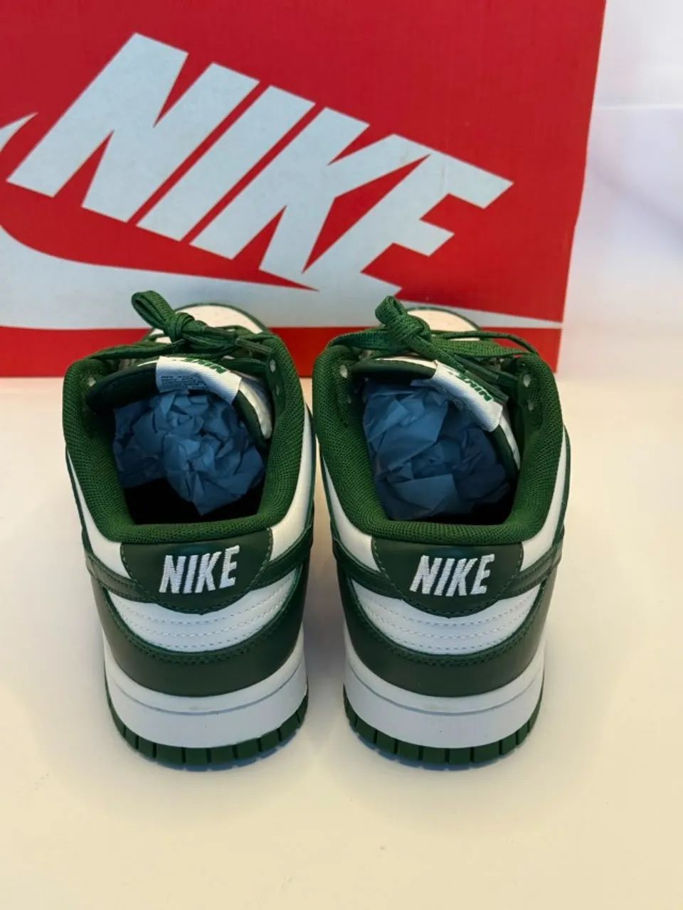 tenis nike dunk low verde tam 40.5 - Foto 4