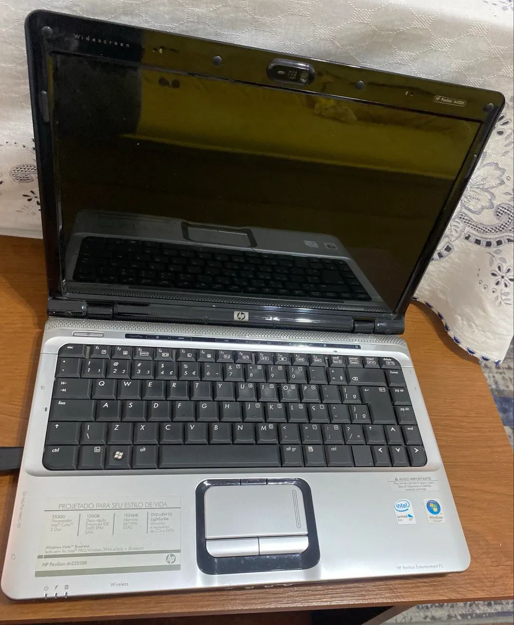 Notebook HP dv2255BR