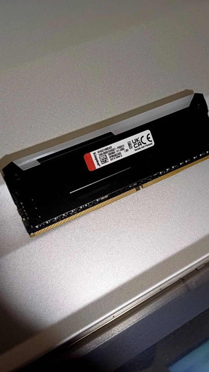 Troco Memória Ram Fury 8gb Ddr4 - Foto 5