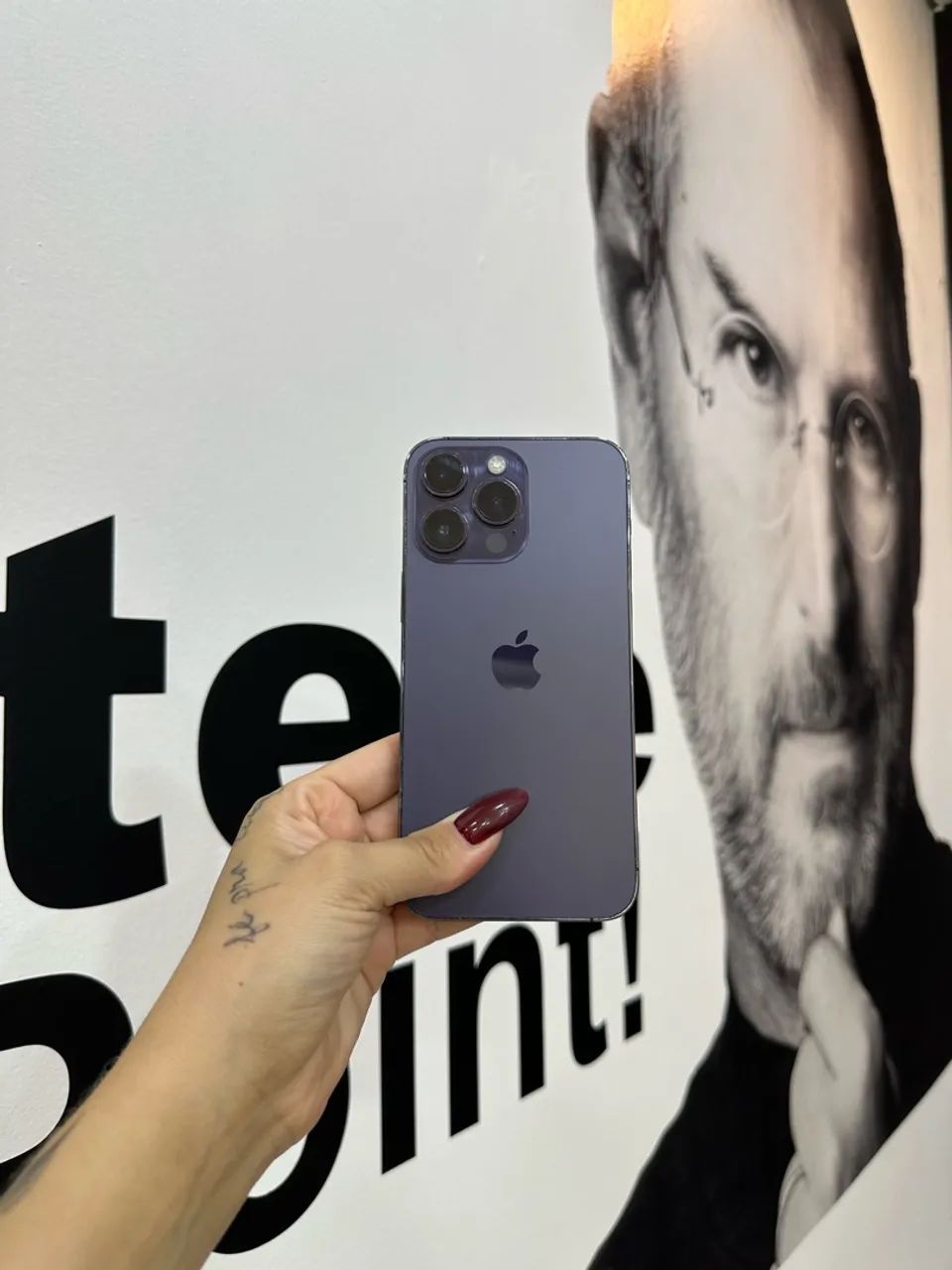 14 pro MAX 128gb roxo 76% - Foto 3