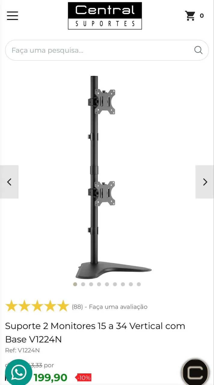 Suporte para dois monitores  - Foto 2