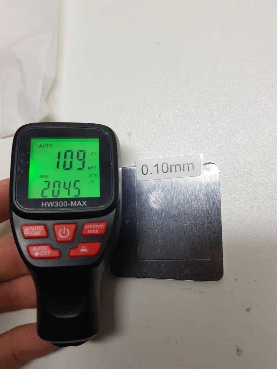 Medidor de Espessura de tinta Automotivo  - Foto 2