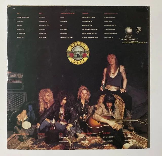 Guns N Roses - Appetite For Destruction (LP) - Raro - Foto 2