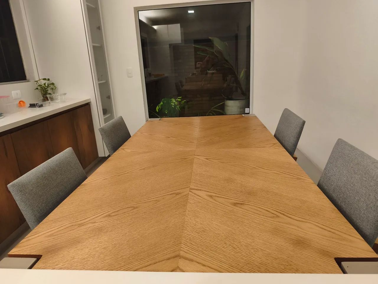 Mesa de Jantar Sier em Lâmina Natural - Foto 5
