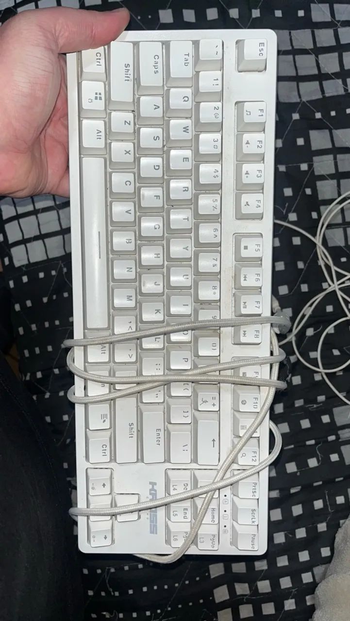 Mouse Logitech G203 + Teclado Kross - Com Defeito - Foto 4