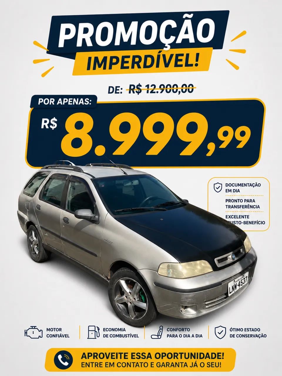 Fiat Palio Weekend ELX 1.0 MPI Fire 16V 2002