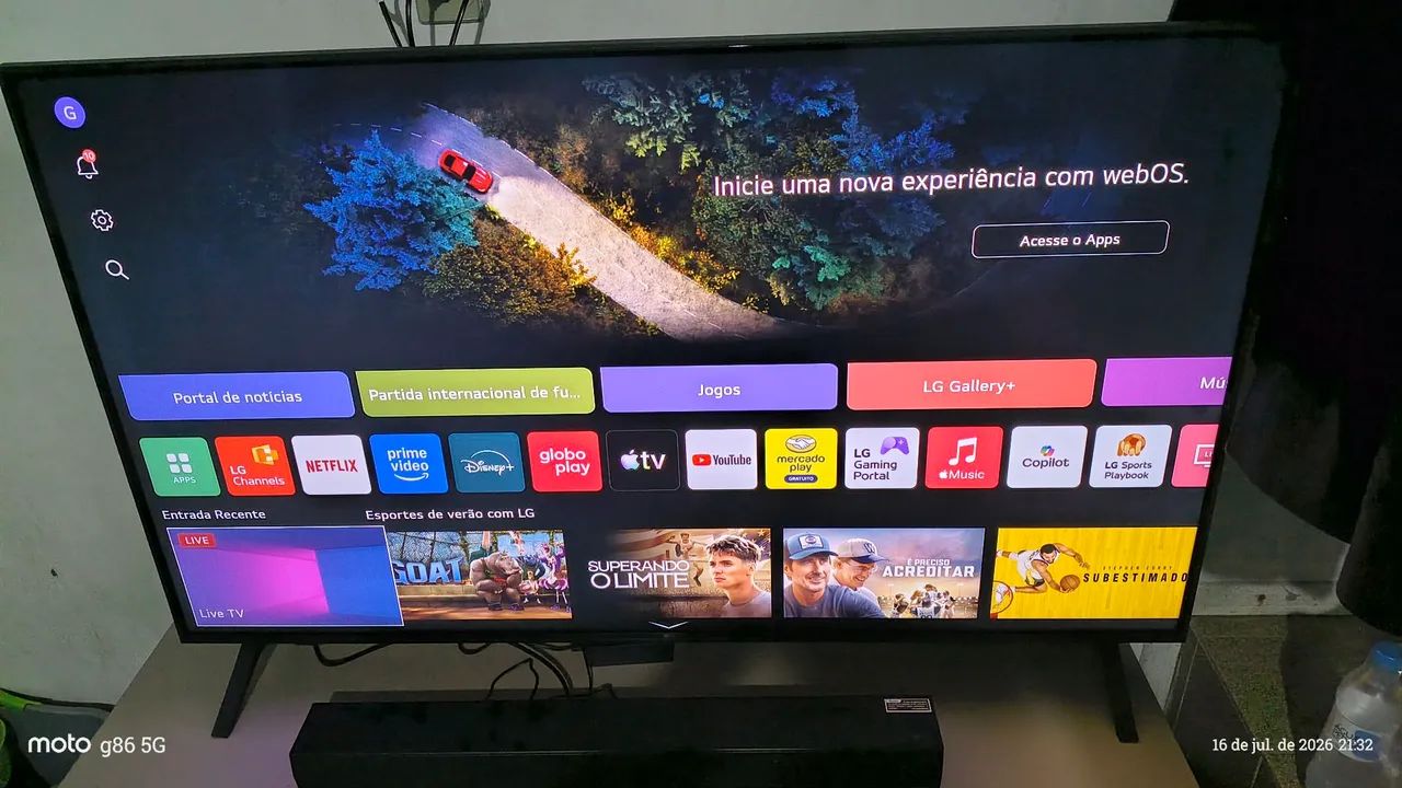 Smartv LG 55 polegadas 