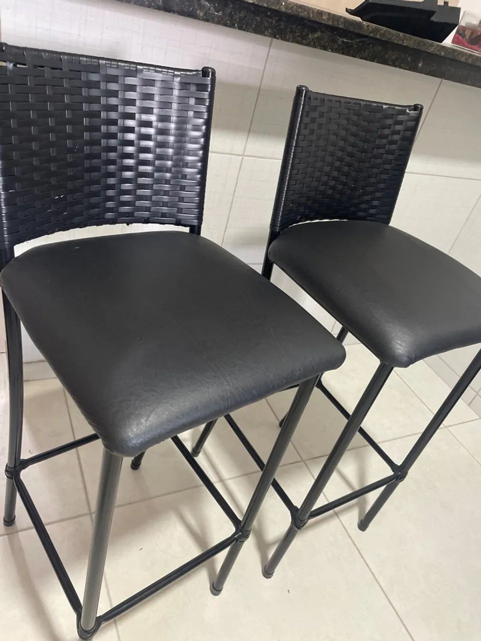 Banquetas pretas - Foto 2