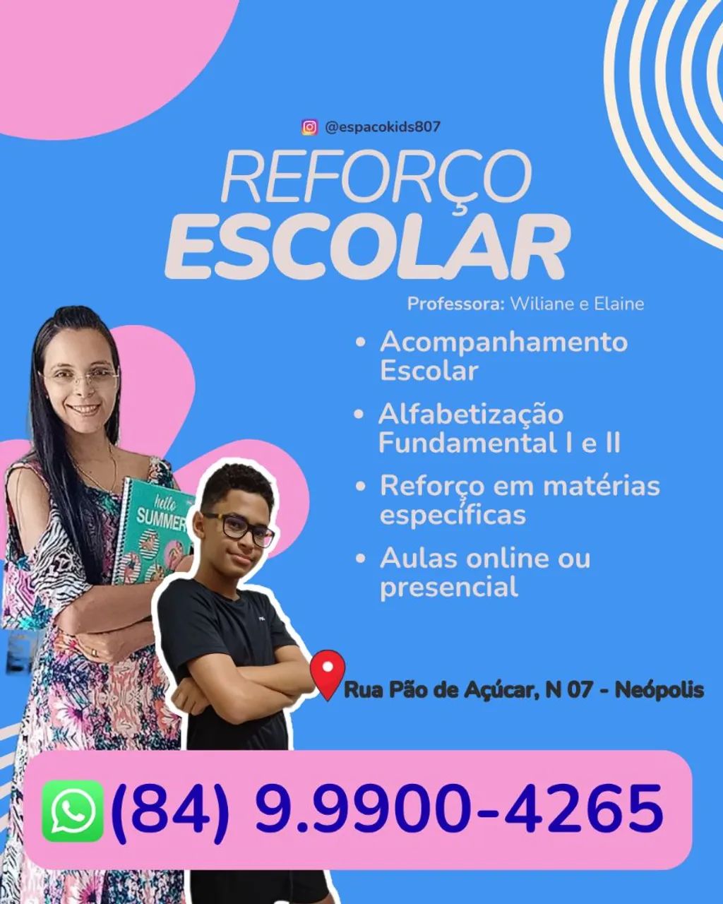 Aula de Reforço - Neópolis 