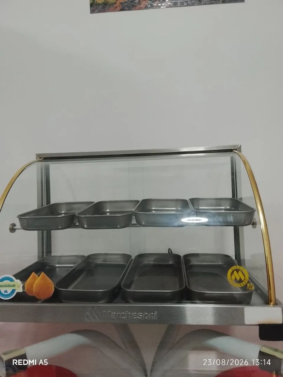 Estufa para salgados 8 bandejas 