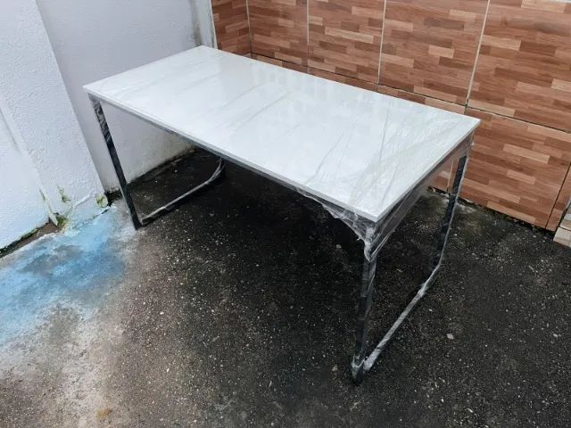 Mesa de Jantar Retangular Industrial - Foto 3