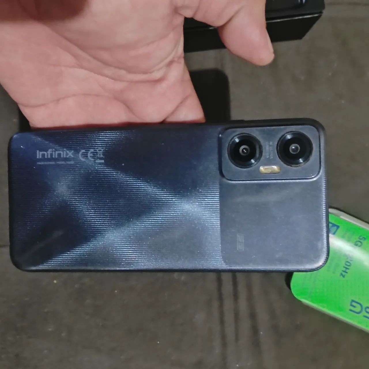 Infinix hot20 5g , NFC, 7g ram, 120 gm