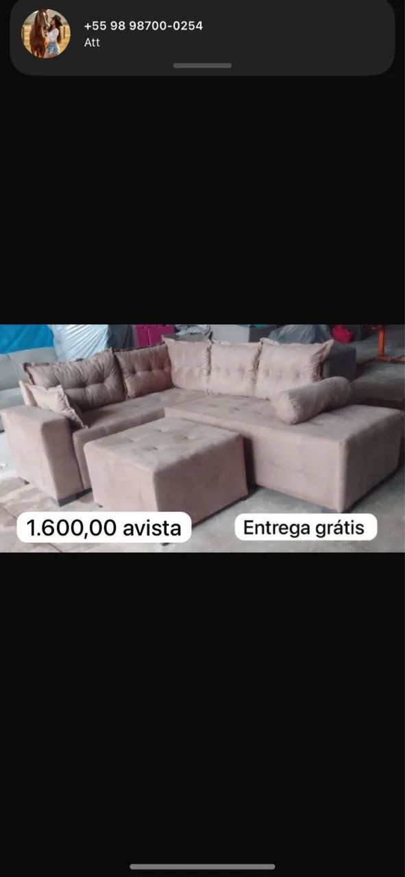 SOFÁS NOVINHOS PARA ENTREGA EM SLZ! - Foto 2