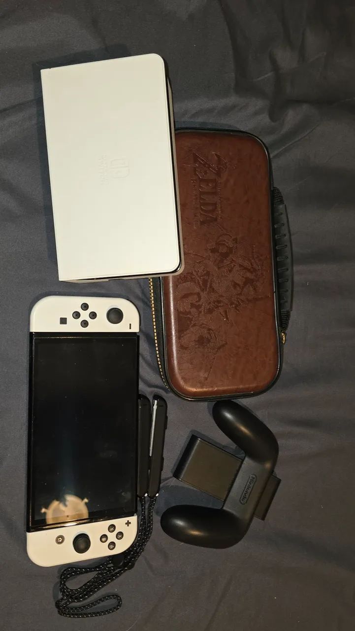 Nintendo Switch Oled Branco - Foto 2