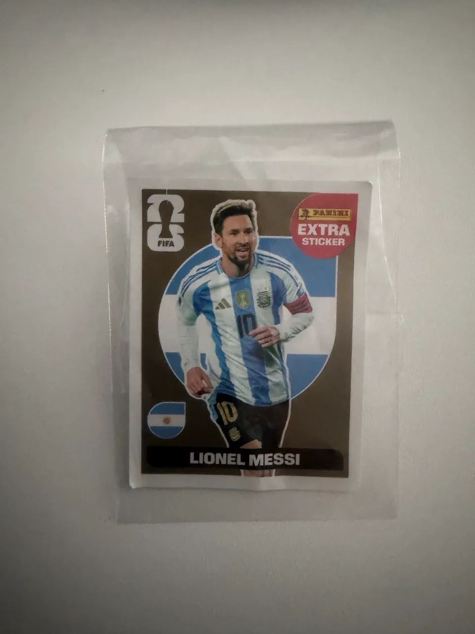 Figurinha messi ouro 2026