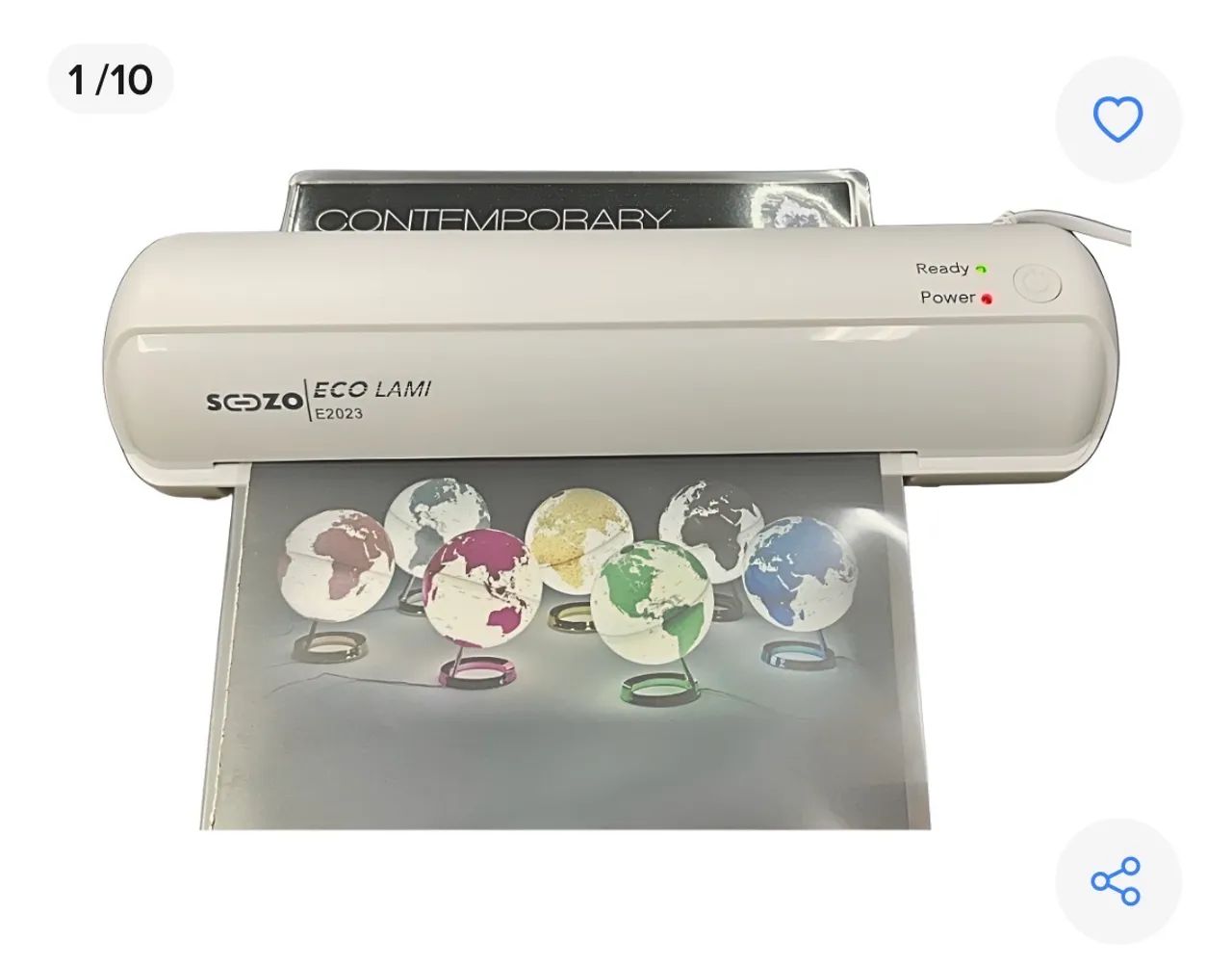 Laminadora Quente A4 Sozo 500W Compacta 220v Direção Dupla - Foto 2