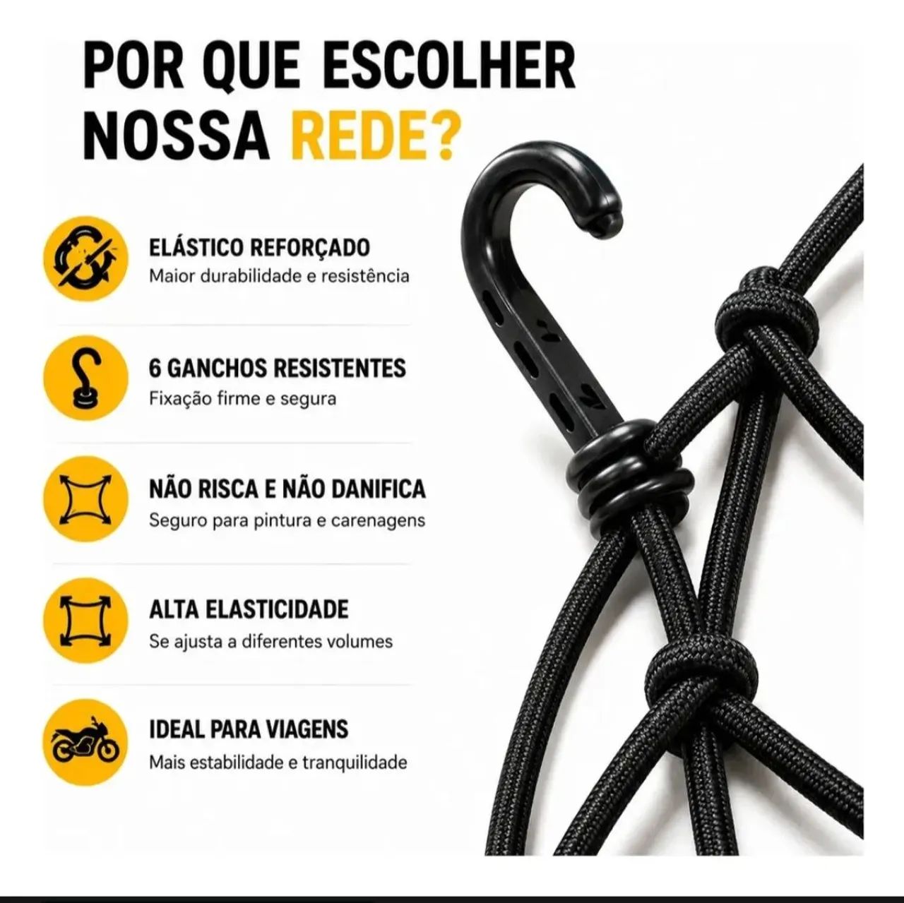 Redinha para moto, aranha. - Foto 3