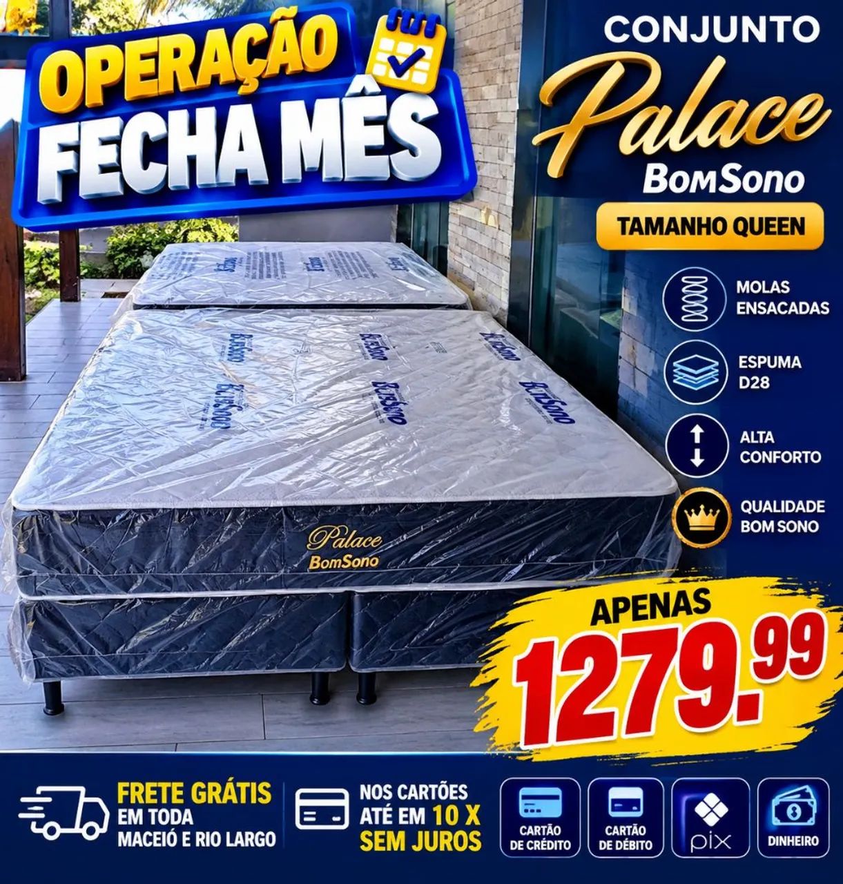 OFERTA CAMA QUEEN PALACE 