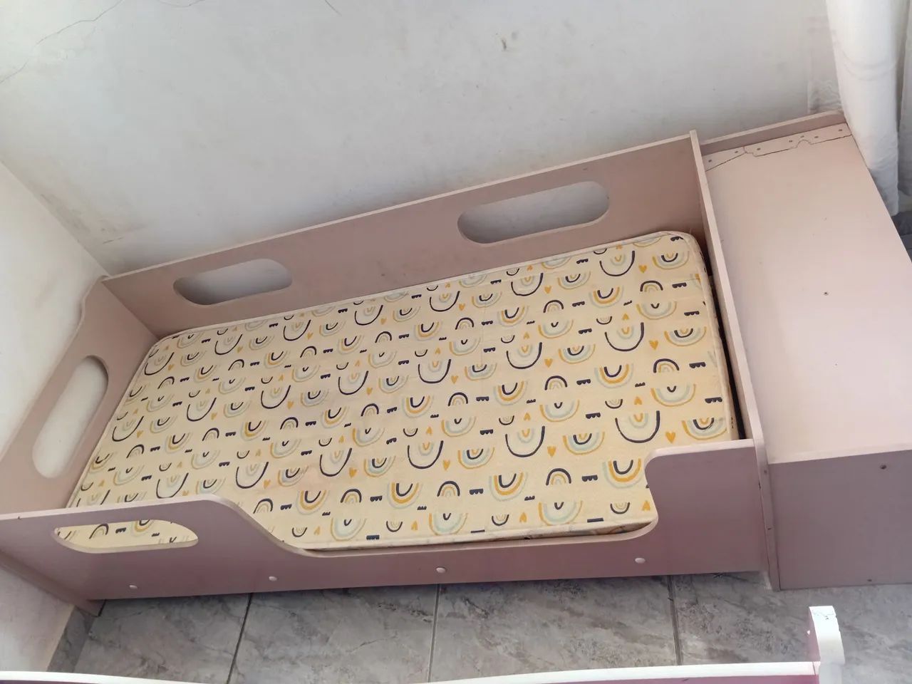 CAMA INFANTIL DE MENINA COM COLCHÃO  - Foto 2